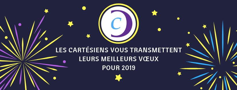 On vous souhaite une excellente année 2019, pleine de beaux projets et de réussite !
