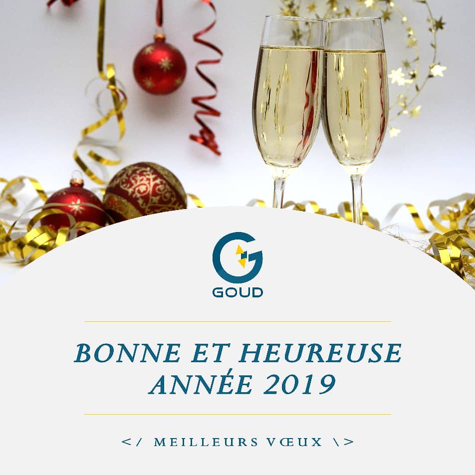 Goud_app's tweet photo. L'équipe de GOUD souhaite une Heureuse Année 2019 à ses utilisateurs, ses partenaires et supporters. Merci de votre confiance. 
Restez branchés.
Tous nos vœux de paix, de bonheur, de santé et d'innovation !
GOUD, votre application de tous les jours! https://t.co/ecDUlJbCSm