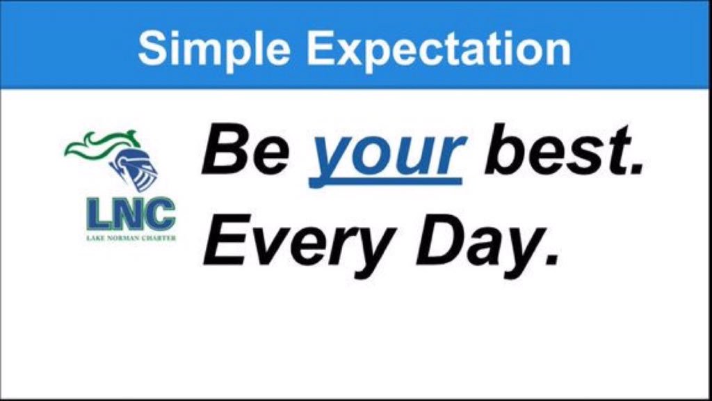Wishing the LNC Community (and everyone) a #HappyNewYear!

The Simple Expectation continues for 2019:

Be YOUR best. Every Day.

It has absolutely nothing to do with being perfect.  

Focus on being YOUR best, strive for continuous growth, and you will be successful. 

#LNCPride