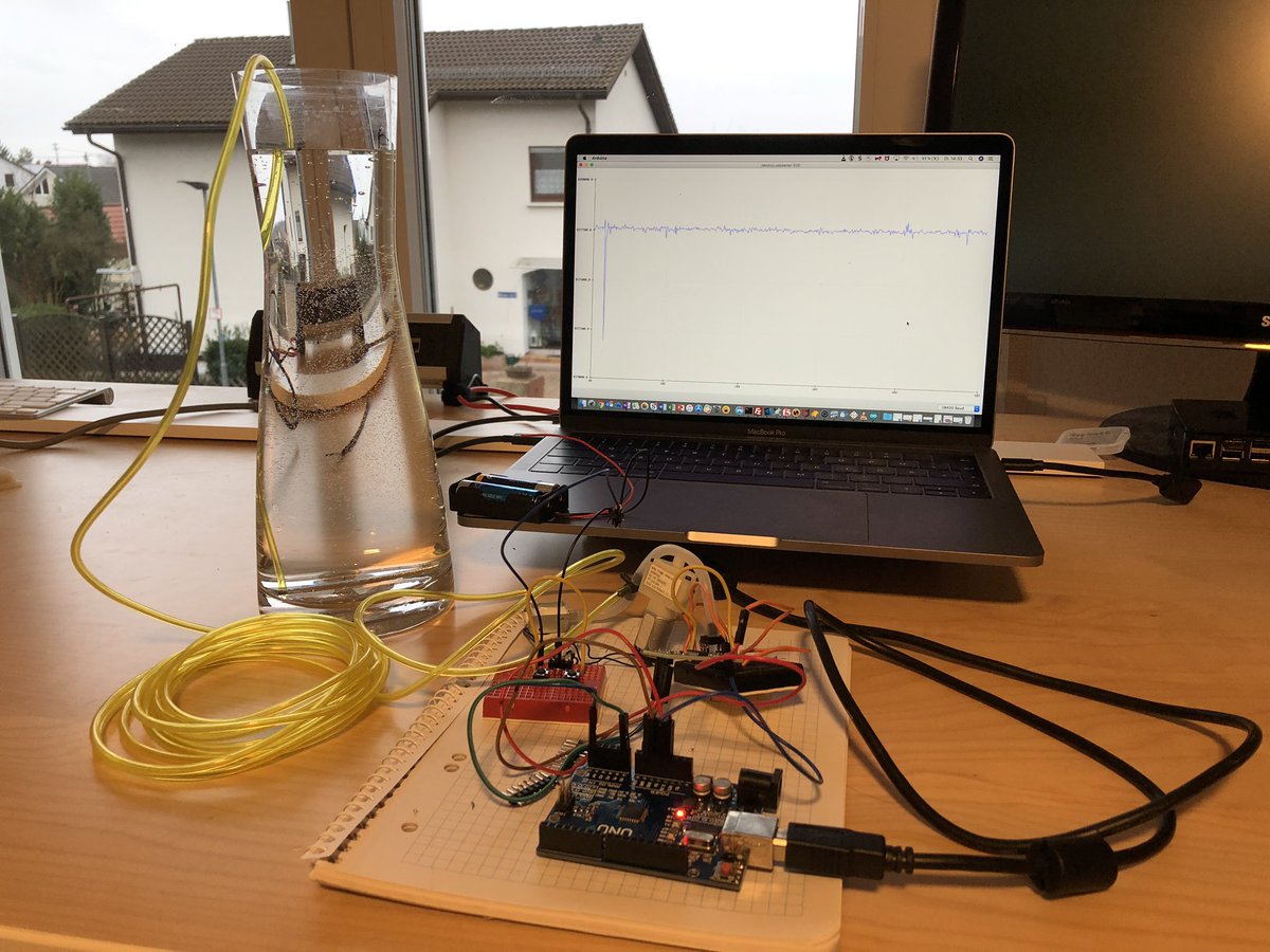 A good habit to start the year with a small project. This time: An #IoT fuel oil level sensor based on a sphygmomanometer. #mqtt #OpenHAB #houseautomation