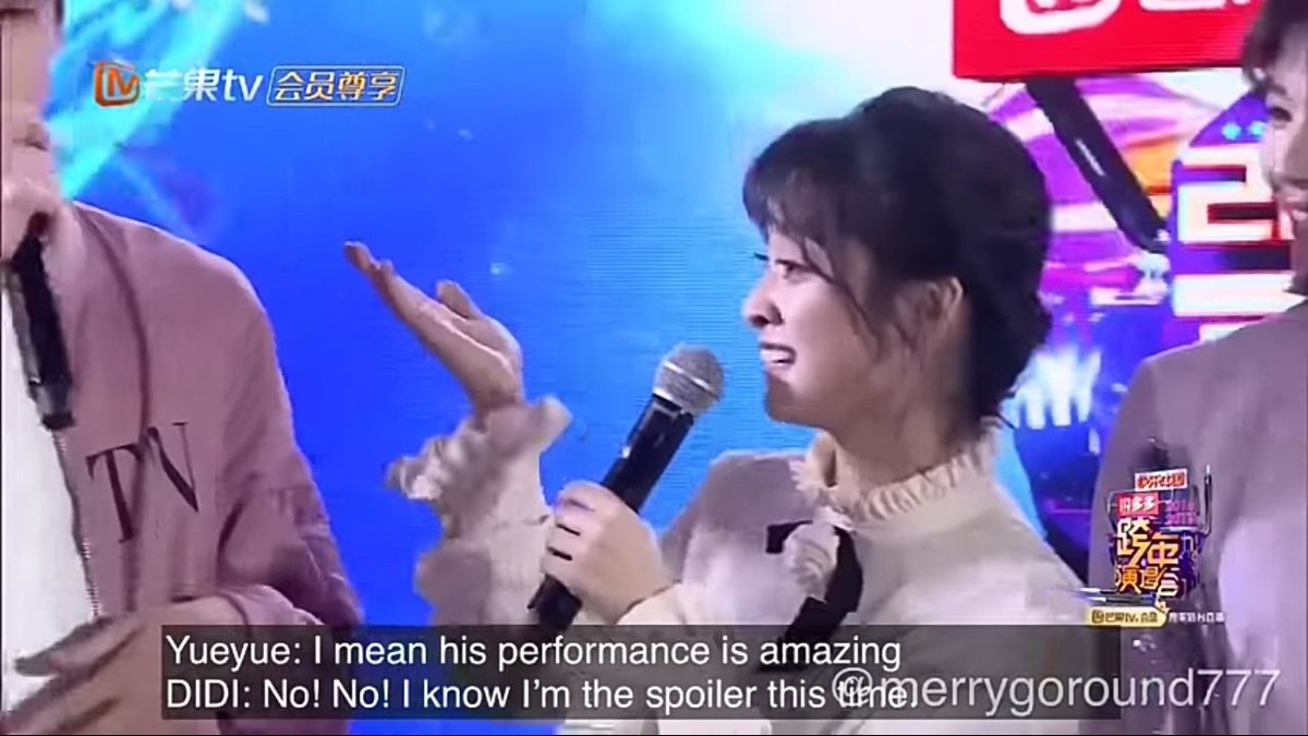 (2) They were asked to evaluate their own performance, and look this is one of the times where Yy praise Dd  he even apologize to her yet she just said " Hey! It's a New Year " and again those smiles they have for each other  Oh yes! For your brighter future together 