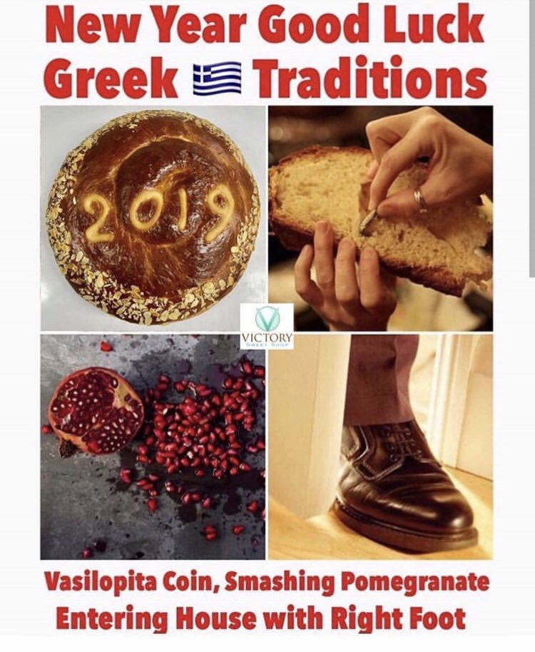 Good Luck to everyone in 2019!

#greece #greek #greektraditions #Kalituxh
#victorysweetshop #vasilopita