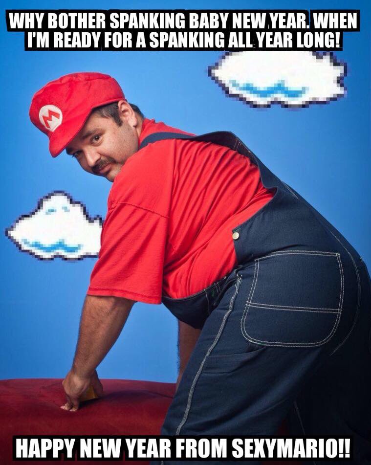 #HappyNewYear from #SexyMario! May 2019 bring you joy and sexiness like you have never seen before! #newyearsday #newyears2018 #HappyNewYear2019 #SoItBegins
