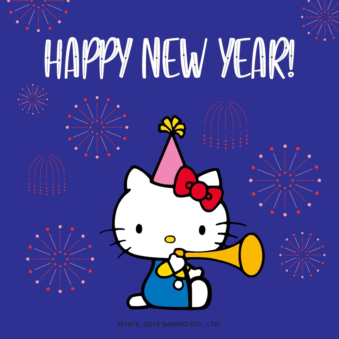 Happy New Year Hello Kitty 2022