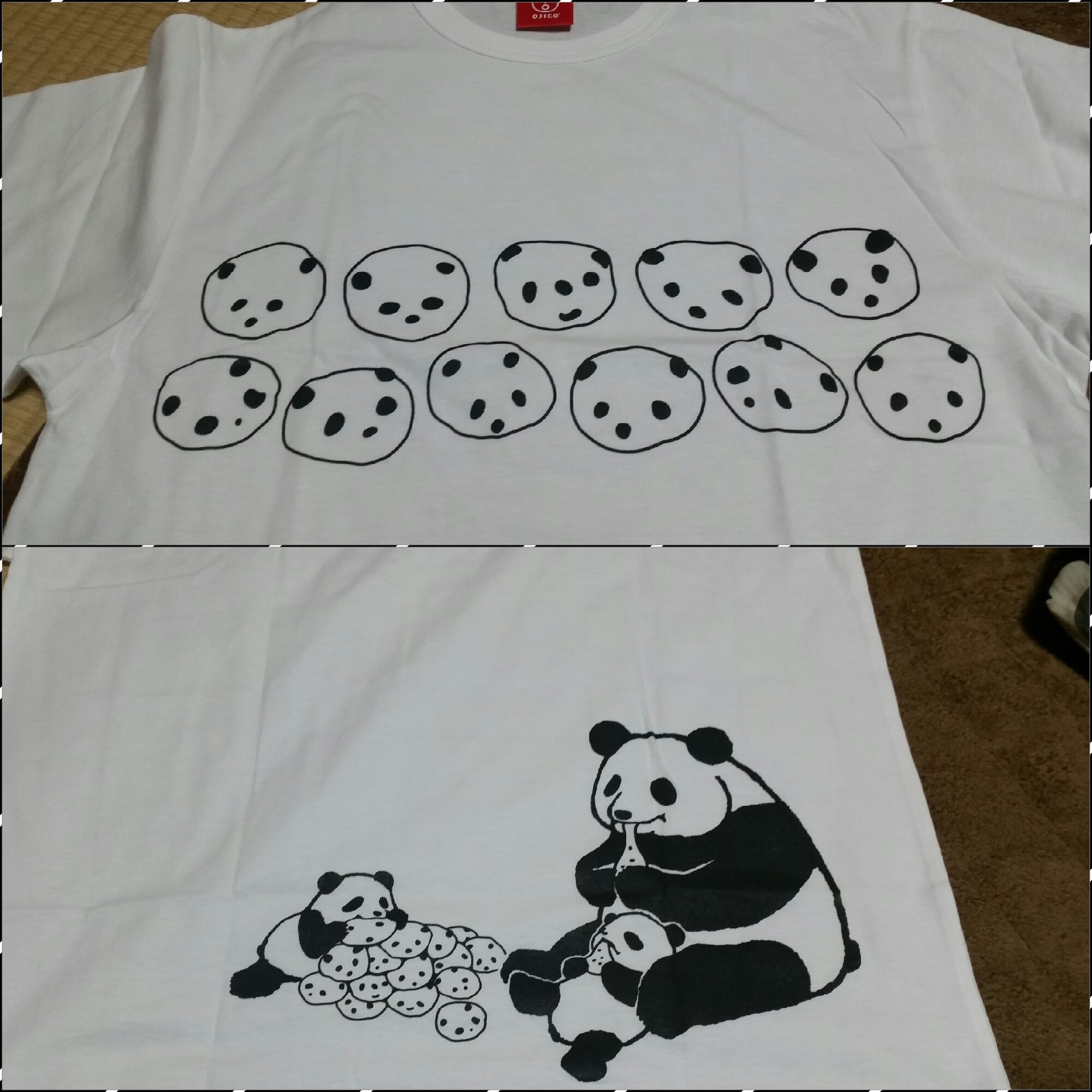 にこ ようやく今日届いたお荷物開封 注文してたojicoのtシャツ福袋届きました 中身は Tシャツ 4枚 うち1枚は19年新作 とトレーナー1枚 19年新作はパンダ大福でした 10 800円で中身が26 000円相当だから めちゃお得 買ってよかった Ojico 福袋 にこ ようやく今日届いたお荷物開封 注文してたojicoのtシャツ福袋届きました 中身は Tシャツ 4枚 うち1枚は19年新作 とトレーナー1枚 19年新作はパンダ大福でした 10 800円で中身が26 000円相当だから めちゃお得 買ってよかった Ojico 福袋