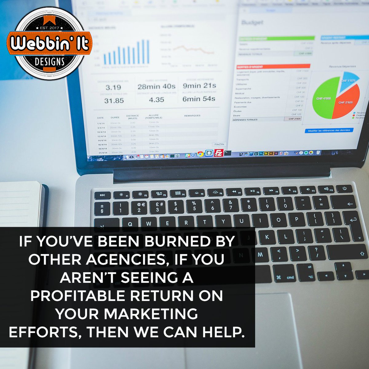 webbin_It's tweet photo. If you've been burned by other agencies, you aren't seeing a profitable return on your marketing efforts, then we can help.
________
🌐 https://t.co/cAWDE4Iq5j
📧 info@webbinit.com
📞 719.602.0654
#webbinit #webdesign #seo #socialmedia #marketing #Business #strategy https://t.co/qiZp79wuPU