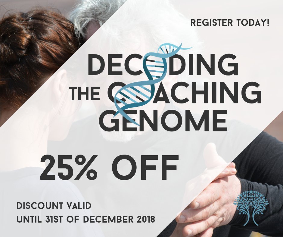 CIQAcademy's tweet photo. 25% off our coaching mastery course #DecodingTheCoachingGenome!
Register until the 31st of December 2019 with the code 25-OFF: https://t.co/30xYpcavRw https://t.co/MWI34wMn4u