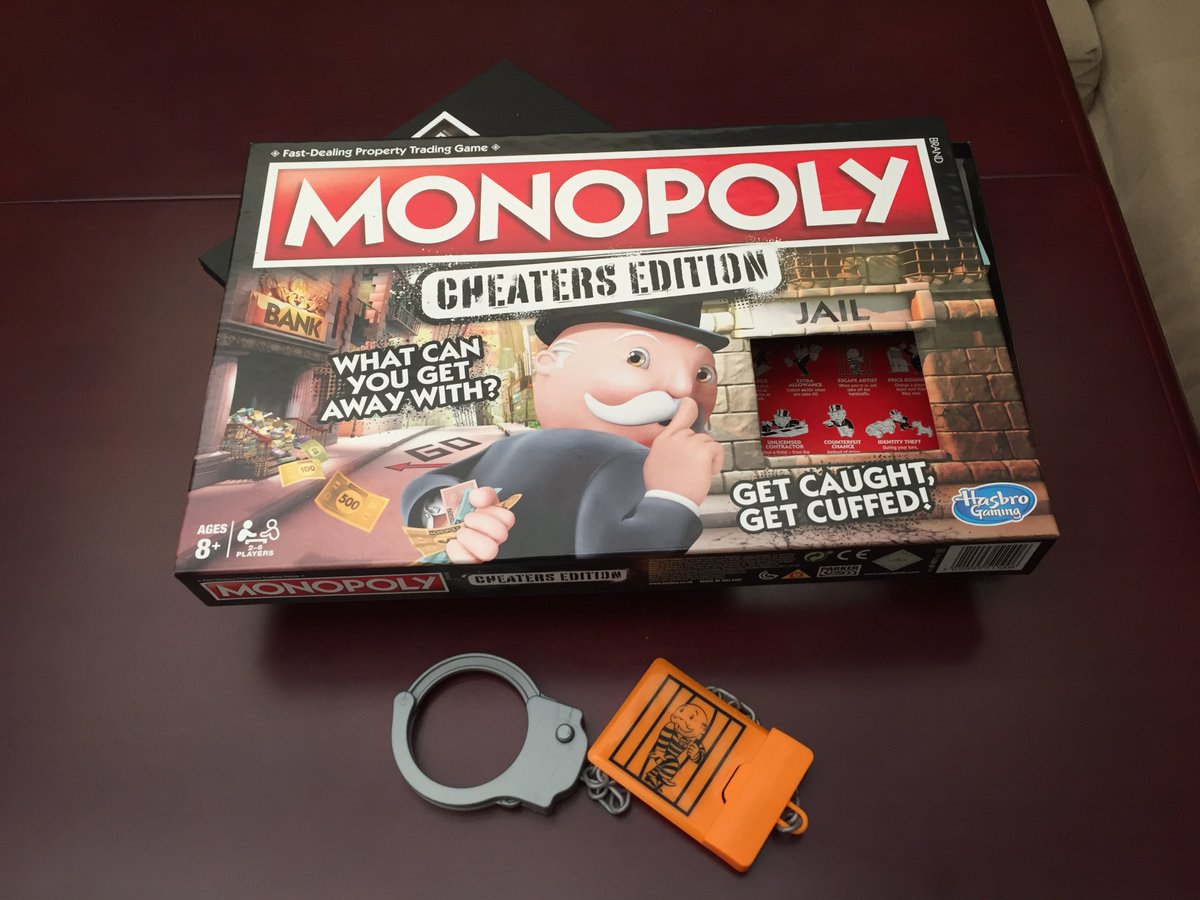 authorontheedge's tweet photo. Pretty sure this is going to go really well...
#Monopoly #CheatersEdition #FamilyFeud https://t.co/lciY7ymjGr