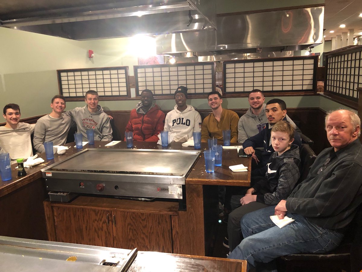 Hobart Basketball (@hobarthoops) on Twitter photo Happy New Year 🎆
Annual <a href="/HobartHoops/">Hobart Basketball</a> NYE hibachi dinner. Can’t wait for what’s in store for this group in 2019 🏀 <a href="/HWSAthletics/">HWS Athletics</a> #basketball Happy New Year 🎆
Annual <a href="/HobartHoops/">Hobart Basketball</a> NYE hibachi dinner. Can’t wait for what’s in store for this group in 2019 🏀 <a href="/HWSAthletics/">HWS Athletics</a> #basketball