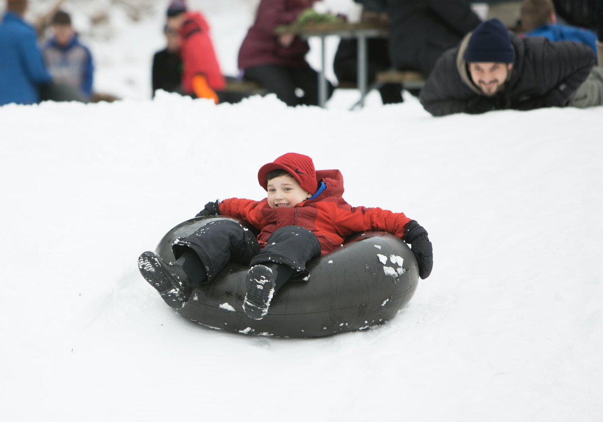 Ring in the New Year by enjoying some fresh air and the beauty of Cooperstown! #HappyNewYear #Winter #Snow #Tubing #ThisIsCooperstown #WeAreCooperstown