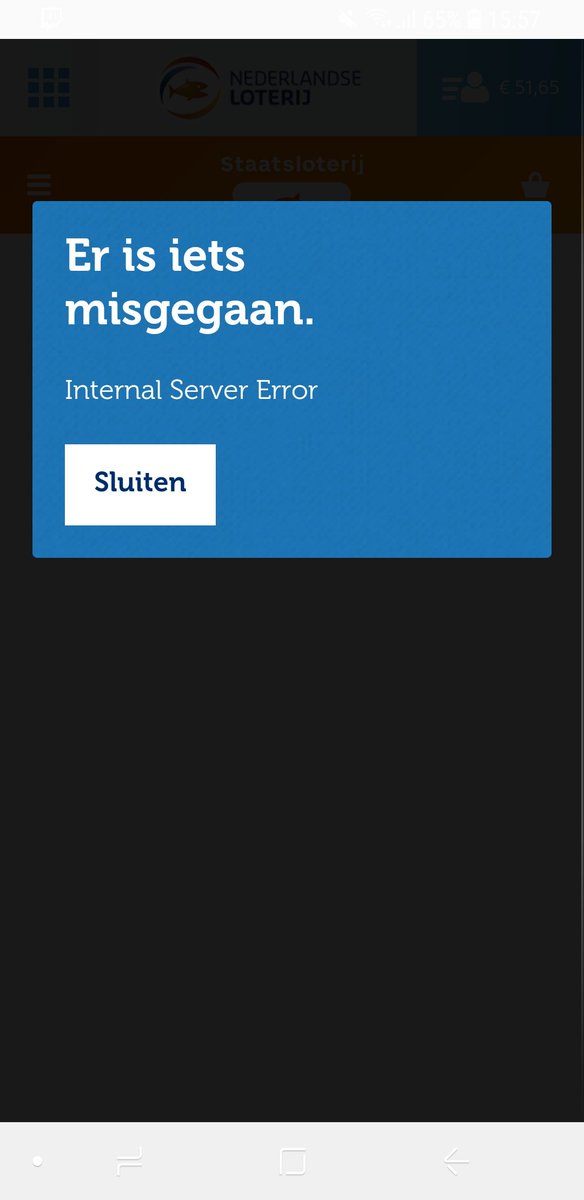 HanSieT's tweet image. @Staatsloterij hopenlijk heb ik heel veel gewonnen en kan ik daarom niet via mijn telefoon bekijken of ik gewonnen heb #foutcode