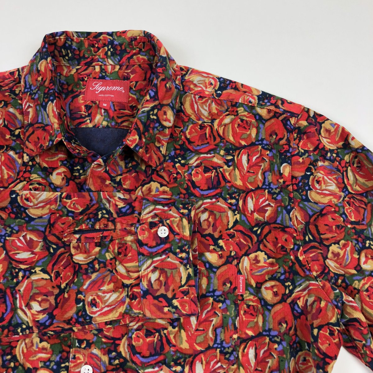 supreme corduroy shirt