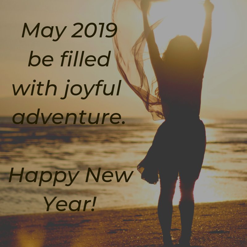 Chimeratravel's tweet photo. May 2019 be filled with joyful adventure. #HappyNewYear #TravelTuesday #2019 https://t.co/84Iytq3pis