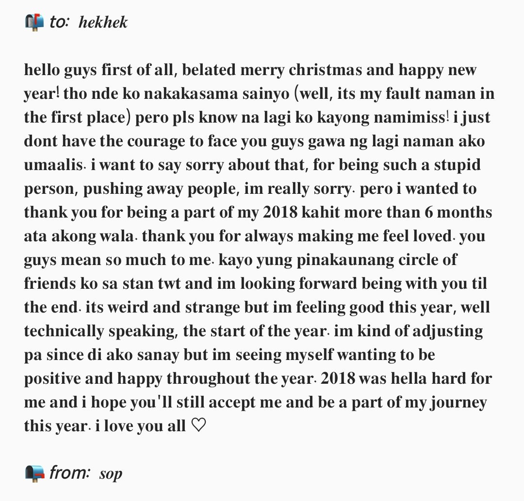 hekheksquad's tweet photo. hello! sana makasama ko kayo uli this year, a lot has happened but i hope you'll still accept me. hope to see you again soon ♡ hehe lab na lab na lab ko kayong lahat, always yun

@pitchperbaek @sehunpornhub @sehbaekist @byundelights @elyxhun @exquisitebaek @kdramaslist @sookdlin https://t.co/vqcdLQ0y6E