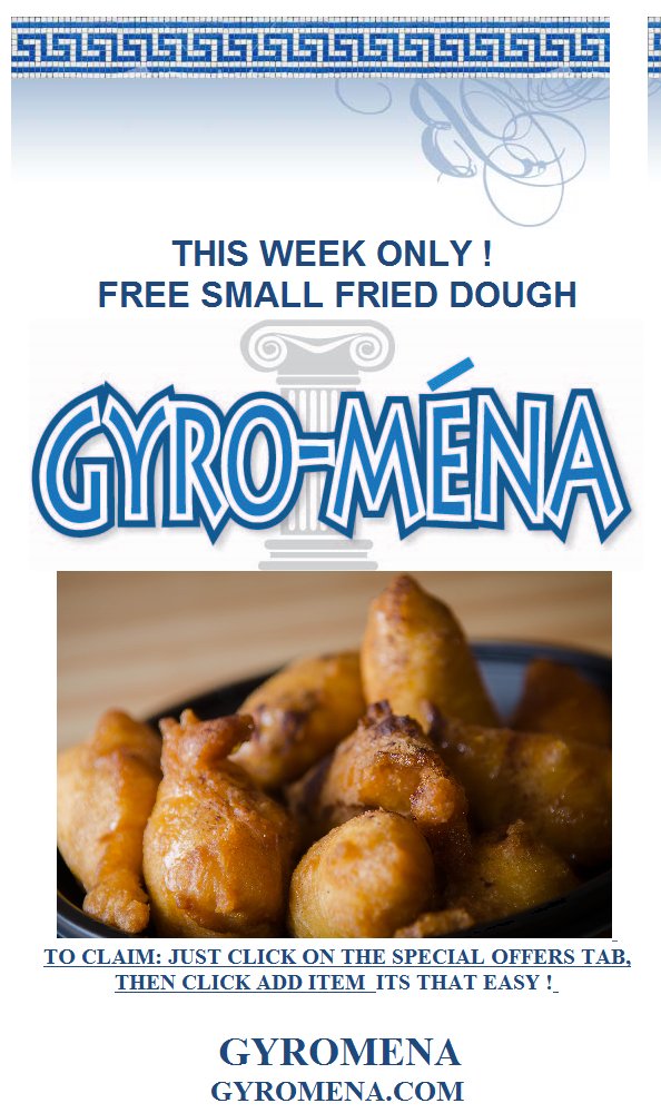 GyroMena's tweet photo. SPECIAL OFFER THIS WEEK https://t.co/EfQr1SPVmX https://t.co/KNiCYWahYY