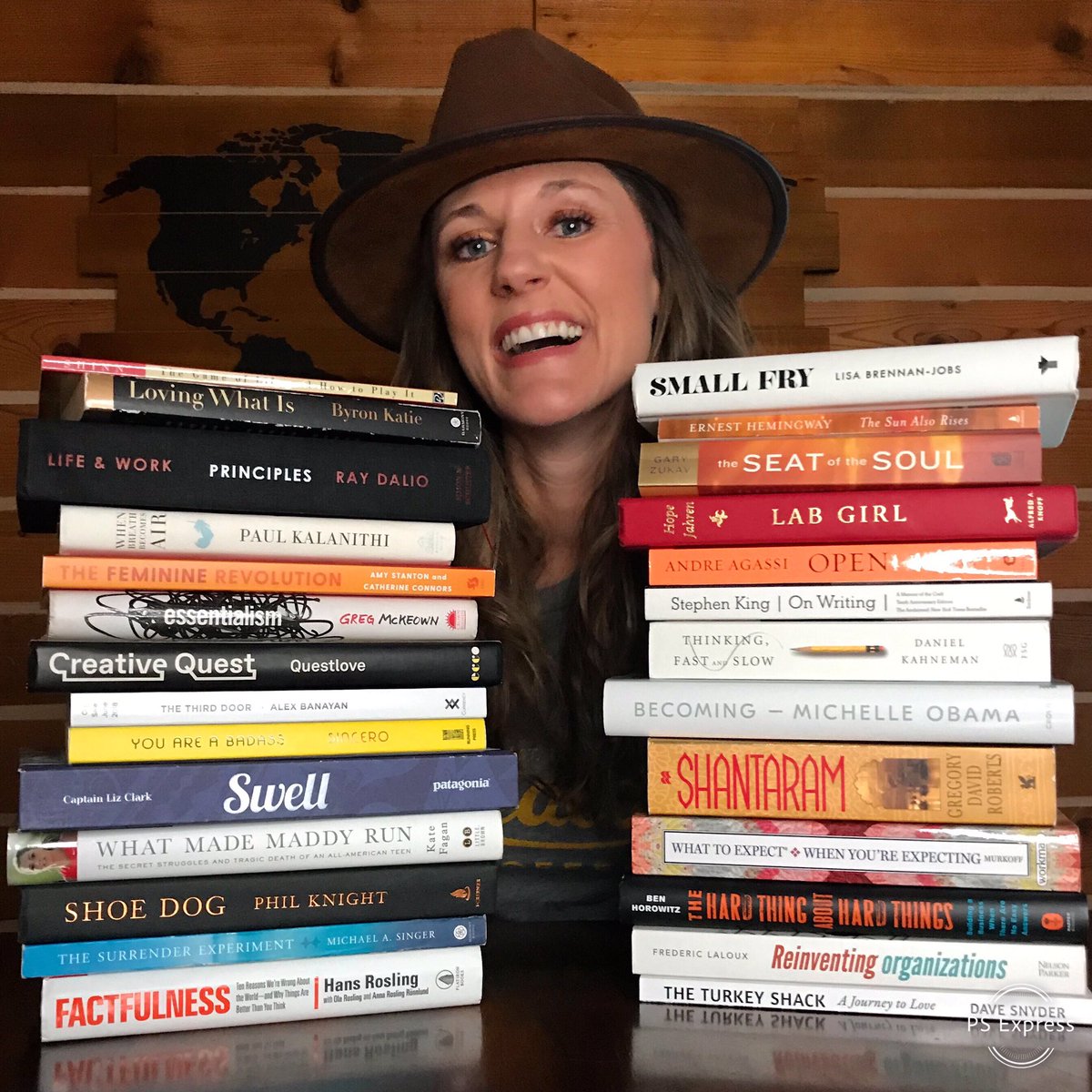 AmyJoMartin's tweet photo. Left: 2018 books read
Right: 2019 books on deck

What were your must-reads from 2018? https://t.co/pJJ7Rn5eWG