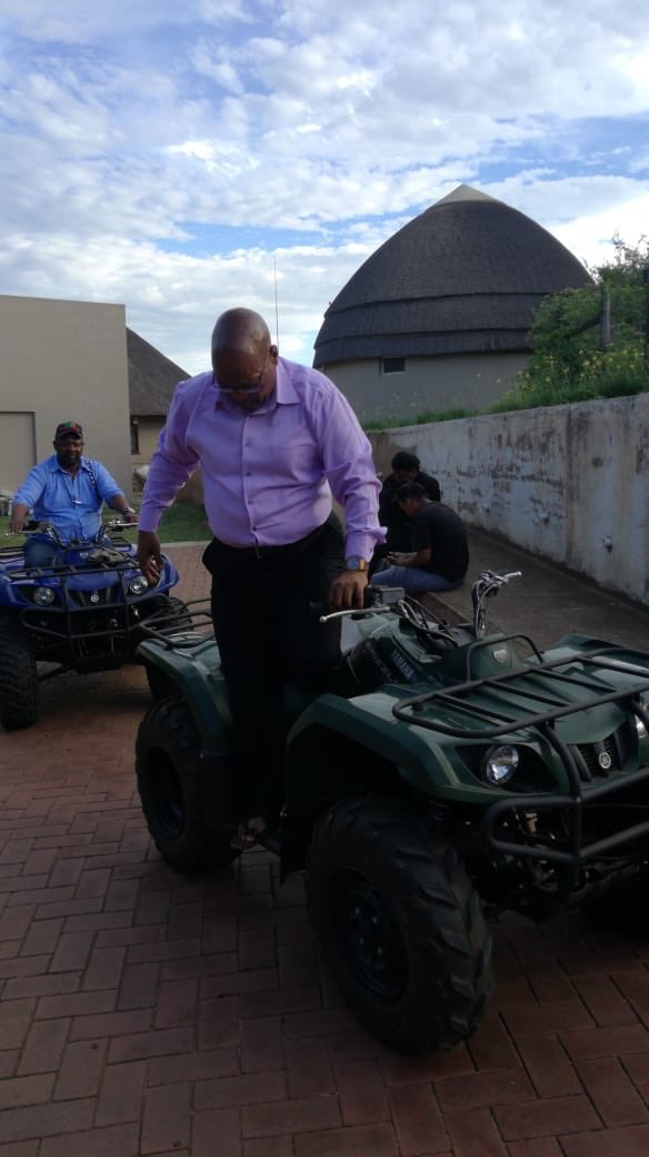 PresJGZuma's tweet photo. A relaxing ride to start off 2019. Happy New Year https://t.co/UOhVdl8PND