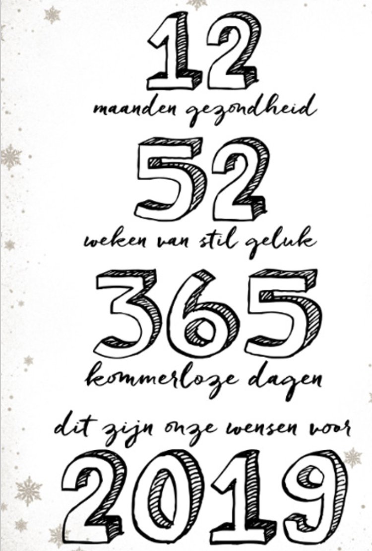 SamenloopSWF's tweet image. Wij wensen iedereen een voorspoedig én gezond 2019! Wij gaan dit jaar beginnen met de voorbereidingen voor de Samenloop voor Hoop Sneek-SWF 2020! We houden je op de hoogte!