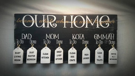 signchik's tweet photo. Chore Boards, Kids Chore Chart, Personalized #housewares #homedecor @EtsyMktgTool https://t.co/PVLAGDYAYX #choreboards #familychores https://t.co/LwP5ok3Ekx