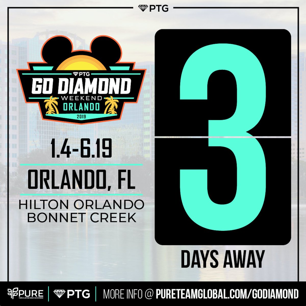 pureteamglobal's tweet photo. ALL SILVERS and above in #PURE: We're only 2 days away to GO DIAMOND WEEKEND. There's still time to register! Don't miss out on a great weekend of top leadership training. >> https://t.co/zgwl8UJMYv https://t.co/pW8x37PaED