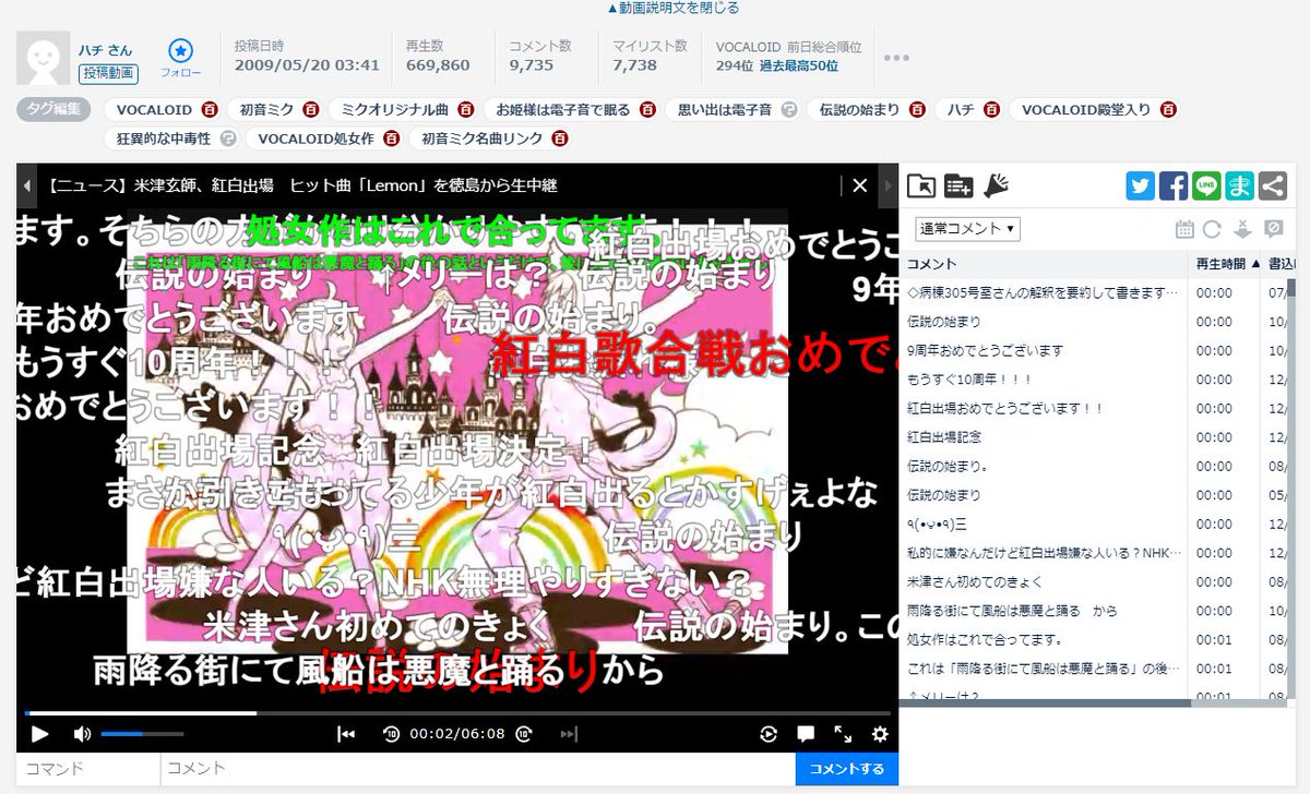 世界四季報 בטוויטר 米津玄師さんってニコ動画出身のアーティストなんですね しかも意外な曲だったの驚きました 米津玄師 Wikipedia T Co Xuxgxo9j33 お姫様は電子音で眠る 初音ミク ニコニコ動画 09 05 T Co Htwq0avet1 電子帖八番街 世界四季報 בטוויטר 米津玄師さんってニコ動画出身のアーティストなんですね しかも意外な曲だったの驚きました 米津玄師 Wikipedia T Co Xuxgxo9j33 お姫様は電子音で眠る 初音ミク ニコニコ動画 09 05 T Co Htwq0avet1 電子帖八番街