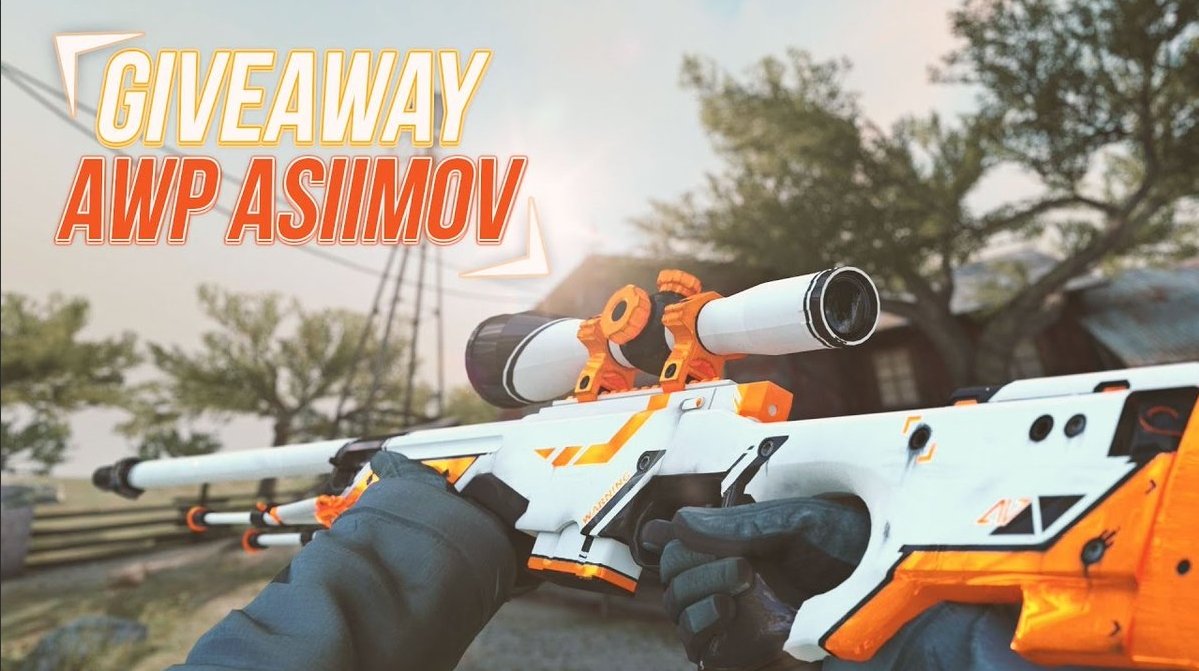 Georgi Grigorov on Twitter: "I'm giving away this awp asiimov field-tested! All you have to do is to follow me retweet this post :) I'll pick the winner on 10.01.19 ,