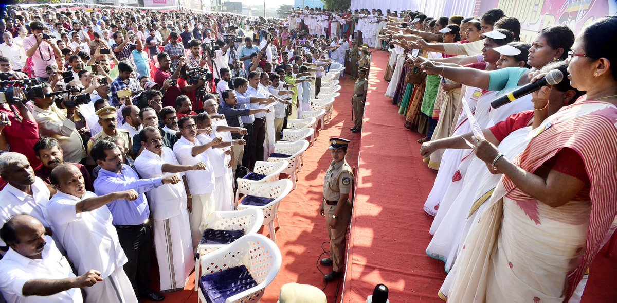 cpimspeak's tweet image. #WomensWall 
#VanithaMathil