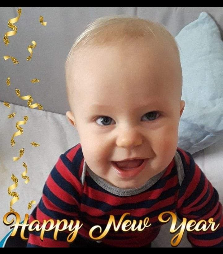 Jon_Delperdang's tweet photo. Ian is wishing everyone a Happy New Year! #FirstNewYear https://t.co/00cbn5Y3Fo