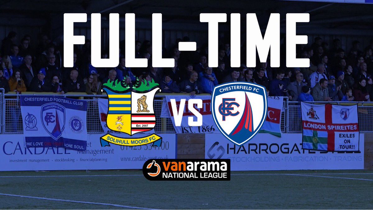 Chesterfield FC on Twitter "The game has finished here. It’s a point for the Spireites. 🔵