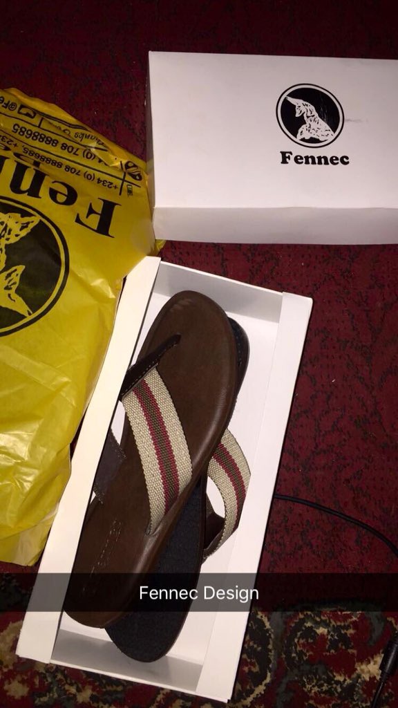 FennecDesigns's tweet photo. Happy new year beautiful people. order your great slippers from fennec and get a free box of @LeCasse_Croute donuts 

#fennecshoes 
 6000naira
Top quality💯
Comfort💯
God bless you as you retweet https://t.co/3BNWAd1zRY