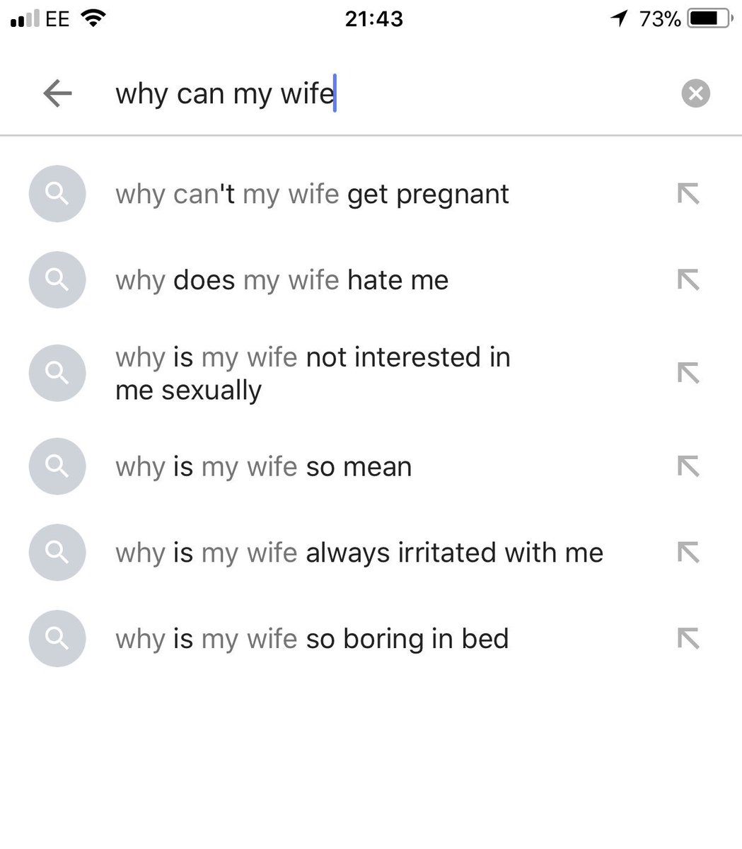 MsRitaHussain's tweet photo. Google top search results explain it all 😂 #marriage #googleanswers https://t.co/ww5gzOVRfB