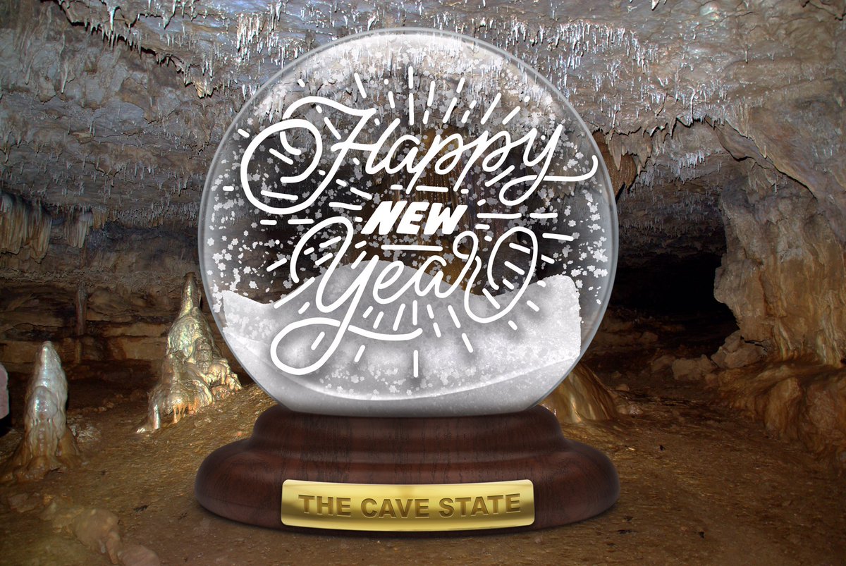 MoCavesandKarst's tweet photo. Happy New Year from all of us at MCKC from the ‘Cave State’! #caves #conservation #karst https://t.co/ZQCAtUD8nh