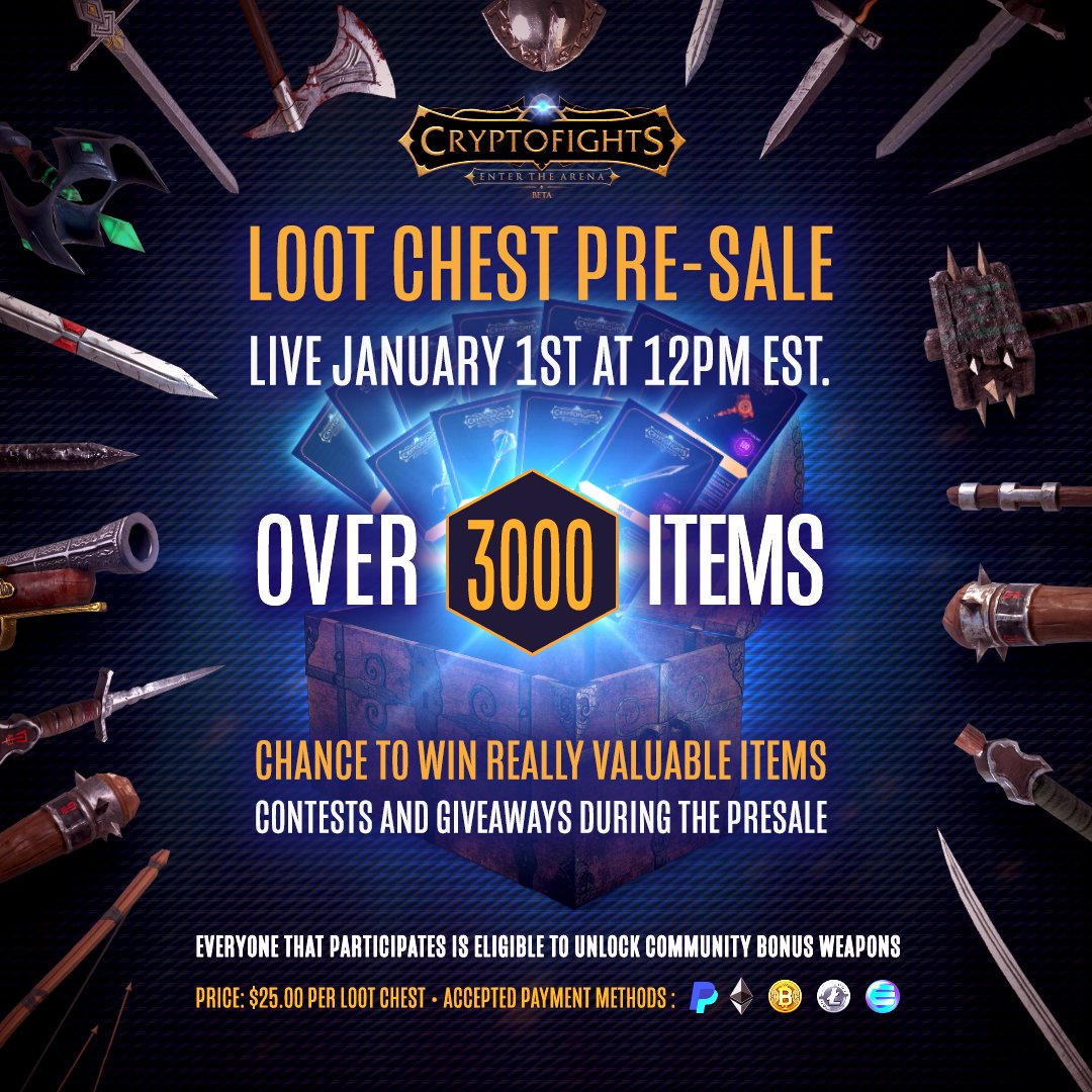 CryptoFights's tweet photo. CryptoFights Presale is LIVE! Over 3300 items are being sold. Items are going fast but the more you buy the more you get with our community bonus scale.

https://t.co/mw4mRbOxUh

@enjin #Dapps #mobilegames #cryptogames #gaming #videogames 

Retweet this so our community grows! https://t.co/4MB7tmm68R