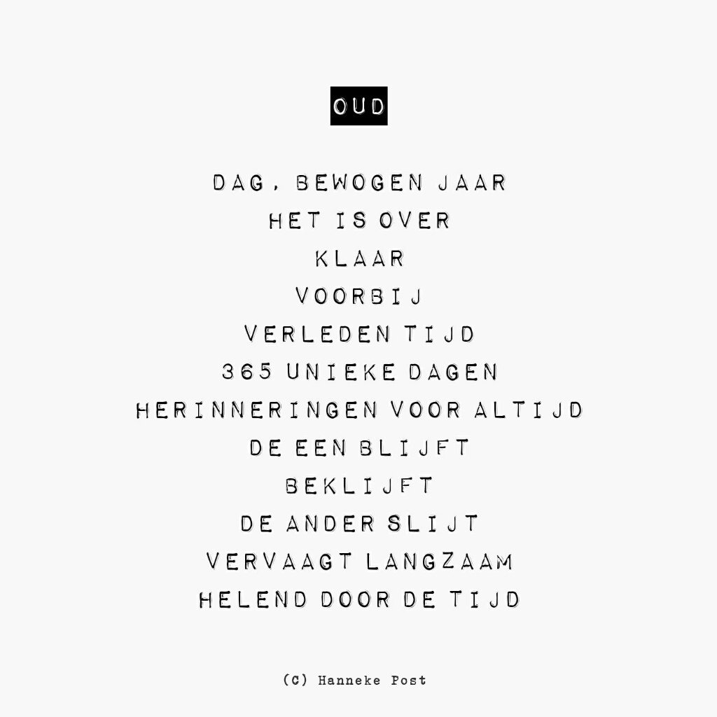Post Id Twitterissä Postid Gedicht Oud Nieuw