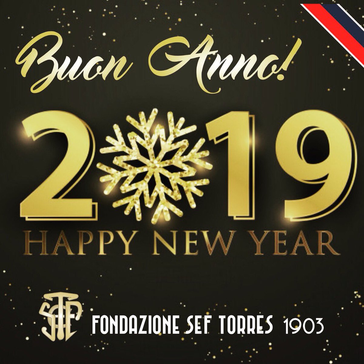 Buon anno a tutti e soprattutto alla nostra Torres! #116abTorrescondita #fondazionetorres #116dallanascitadellaTorres