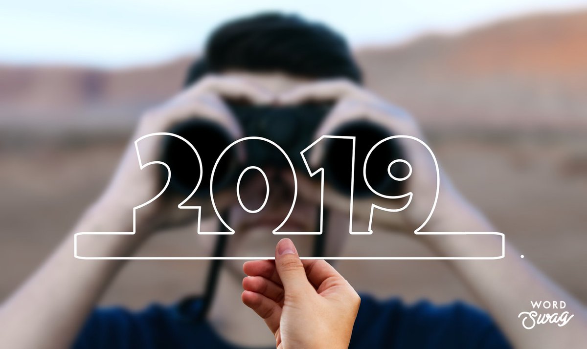 JBAshtin's tweet photo. Happy #2019! Here’s to looking ahead! What’s in your #future? #medcomms #goals #motivation #success #friendliestvendor #friender https://t.co/v1EAa5e6NW