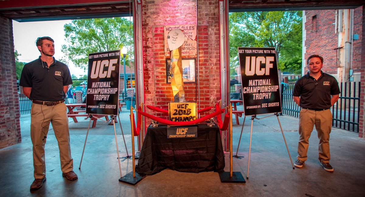 eFrank77's tweet image. Good run @UCF_Football , you’ll always have this trophy to remind you that you’re the real champions of life.