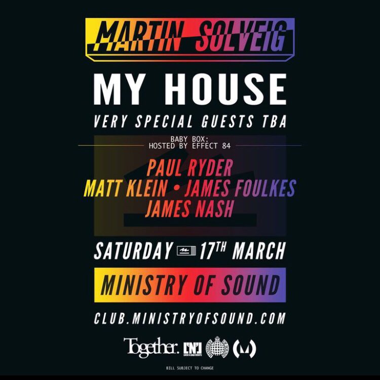 effect_84's tweet photo. THANK YOU to everyone that partied with us on Saturday and over the last 8 months! We’ve held four amazing parties @Ministry_Club and can’t wait to see what 2019 has in store for us.. 😏 #Effect84 #MinistryOfSound #London #HouseMusic https://t.co/vLvvwndRds