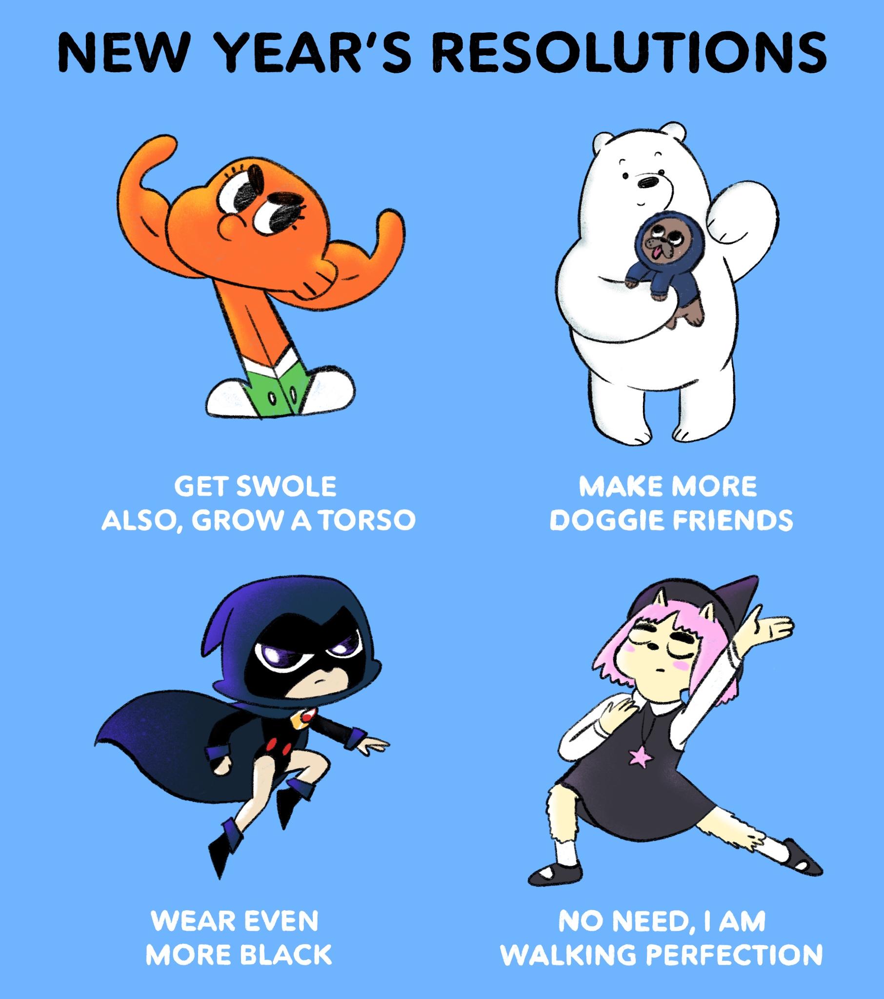 Cartoon Network on Twitter: "Happy New Year! Which resolution would you