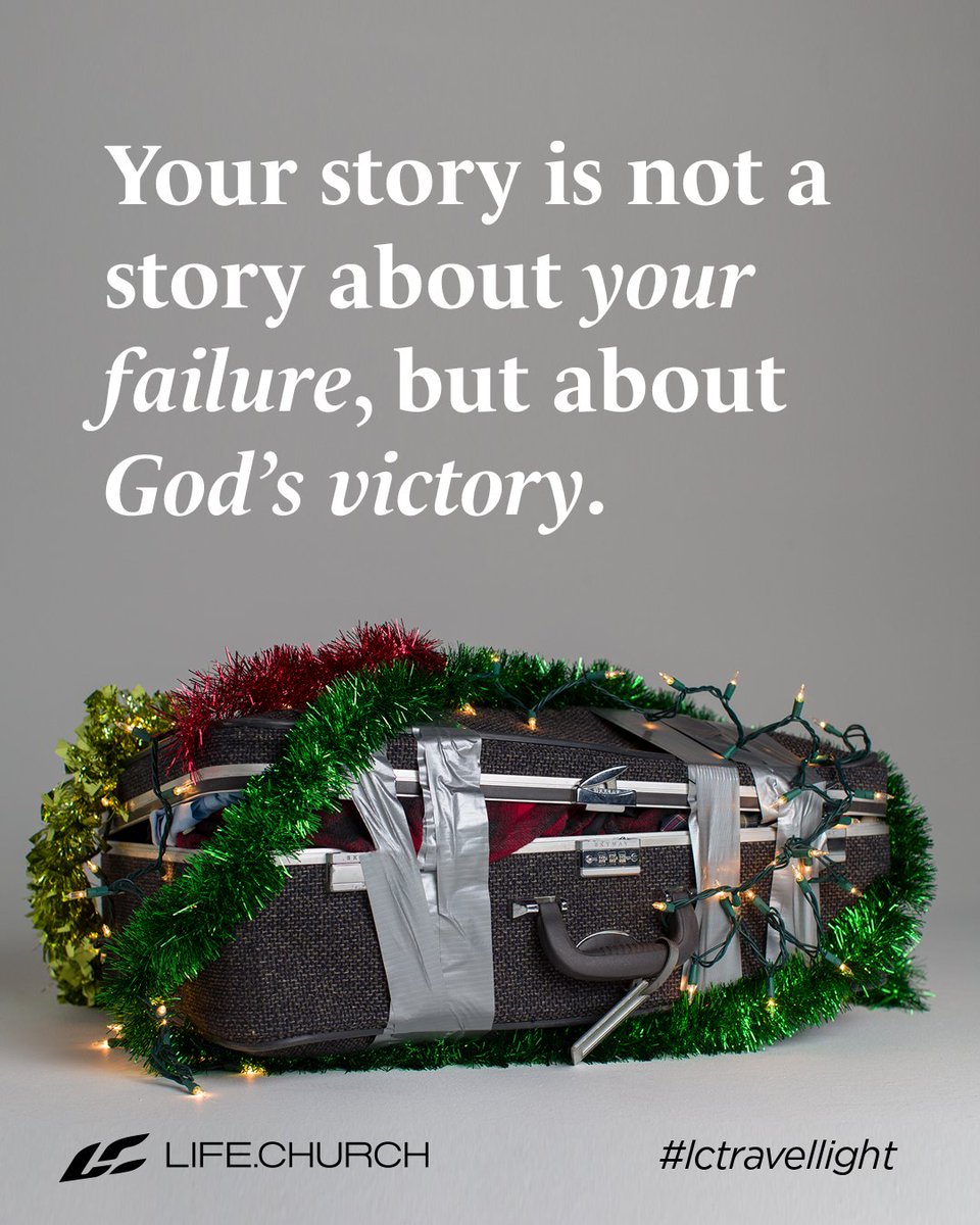 lifechurch's tweet image. Don't mix these two things up! #lctravellight #lifechurch #tuesdaymotivation