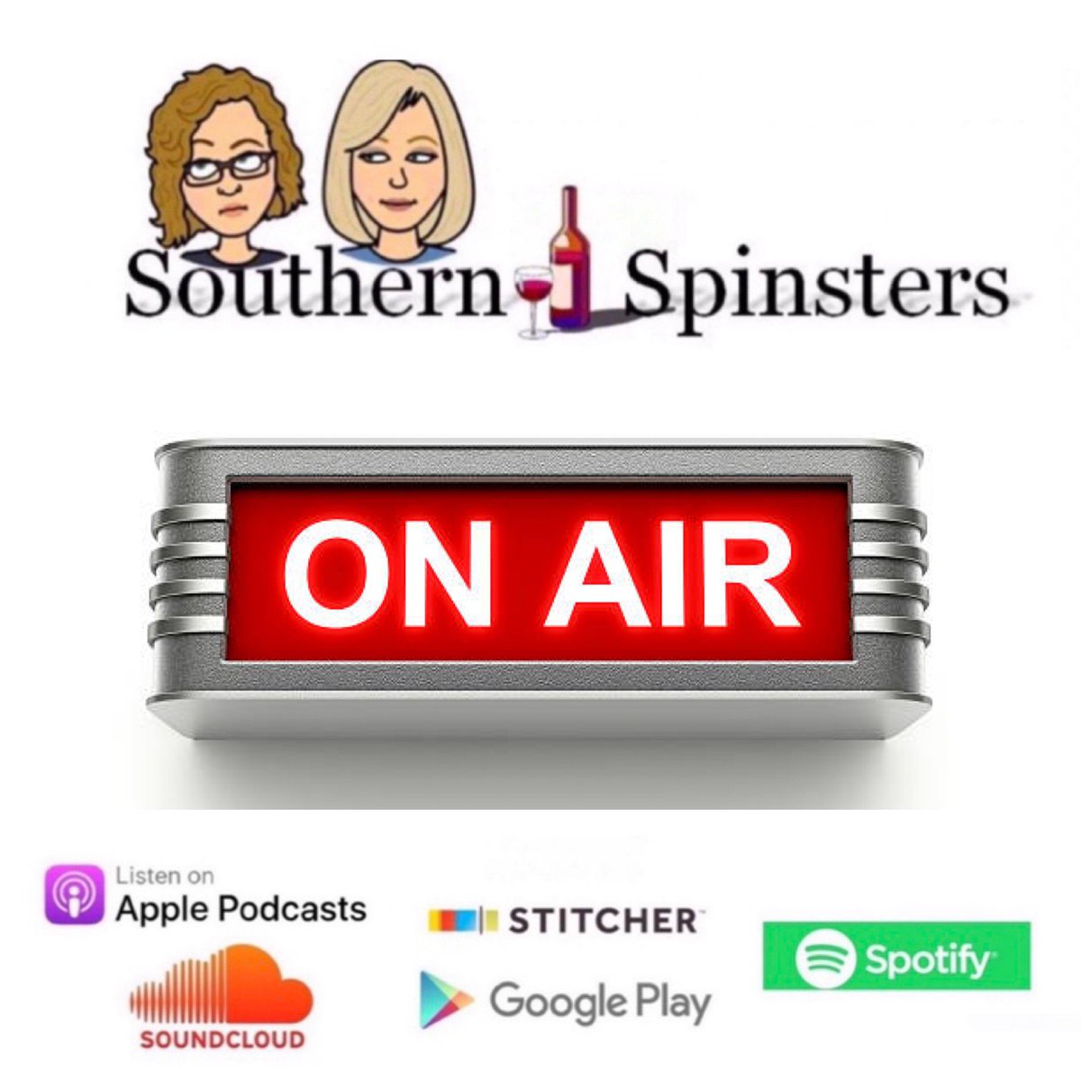 SouthernSpins's tweet photo. Some good news to start the #newyear: 
In addition to #itunes #GooglePlay #stircher and #SoundCloud, you can now also listen to us on #Spotify!
.
.
.
#NewYear2019 #newyears #newyearsday #Bye2018 #newyears #happynewyear #newyearsday #newyearscelebration #podcast #southernspinsters https://t.co/6R9BXBJwId