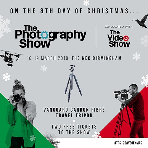 ukphotoshow's tweet photo. Don't forget to enter our 12 Days of Christmas competition. For the eighth day of Christmas we have teamed up with @VanguardPhotoUK. For a chance to win head to our Instagram page. Hurry! Competition closes at 23.59 tonight: https://t.co/H7JnPXbe2X #TPS12daysofxmas https://t.co/QJtrl7Y9fn
