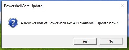 Ba4bes's tweet image. Started the year with having some fun with a #Powershell Challenge: No risks, no rules, just a goal to achieve. As a result, my script will now tell me when a new version of #PowershellCore is available and install it when asked.