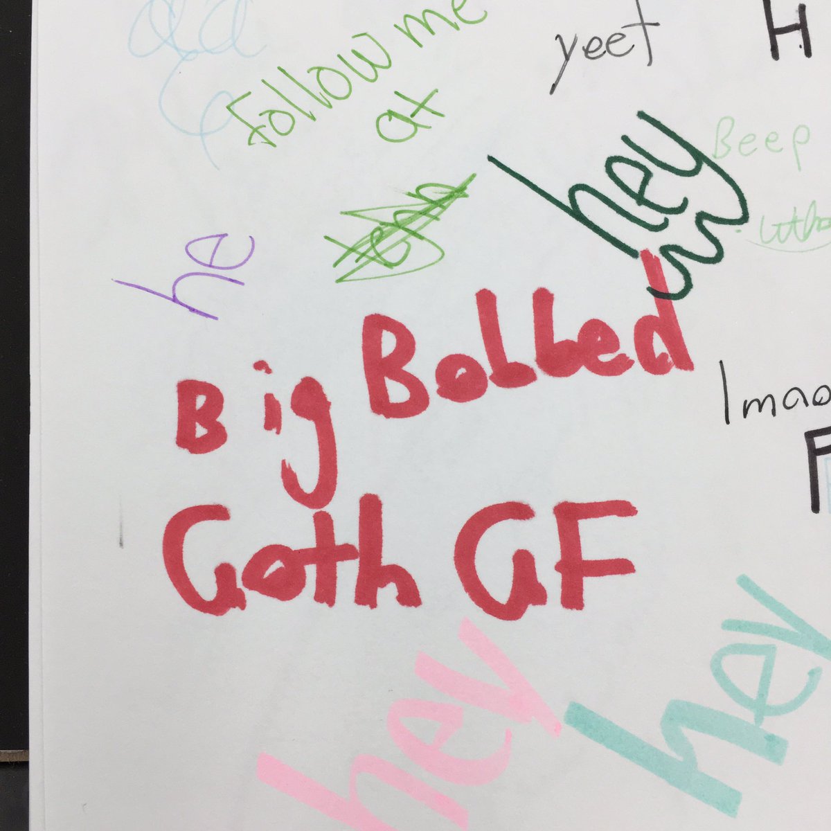 Next time you step into a Michael's arts & crafts store, do yourself a favor and look through those notepads they leave out for you to test their markers on 