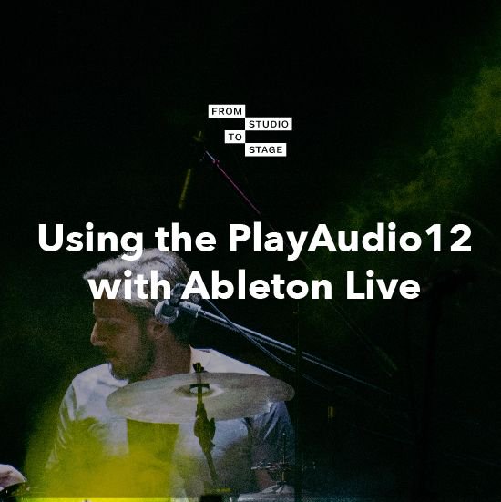 studiotostagetv's tweet photo. Learn how to use the PlayAudio 12 with Ableton Live. Whether you need a 10-12 output interface, an interface to share between two machines or a redundant audio interface, you'll learn how to do all that and more. Sign in or start a 7-day free trial : https://t.co/U7OsvdM6pV https://t.co/jTTrk2h3Sv