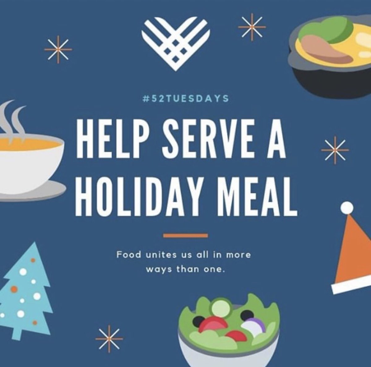 FBLAGivingTue11's tweet photo. Give back to those who are less fortunate this holiday season by donating food or helping serve a holiday meal through your FBLA chapters‼️❤️ https://t.co/3btkfGqRdk