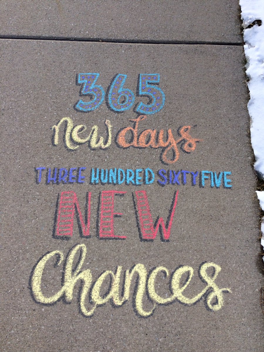 ChalkOneSusan's tweet photo. #newyearnewpossibilities https://t.co/ATwUDfWDGV