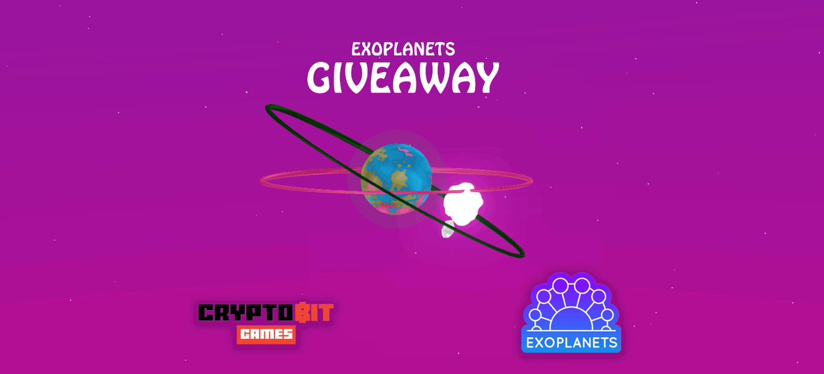 We have an exciting GIVEAWAY starting today, with our pals <a href="/ExoPlanetsIO/">ExoPlanets</a>! Get a FREE premium planet, but first we need help naming it! Reply to this tweet, tell us the name you would give this planet, and tag 2 friends! Winners picked Jan 6th!
Details @ bit.ly/2TomsDc