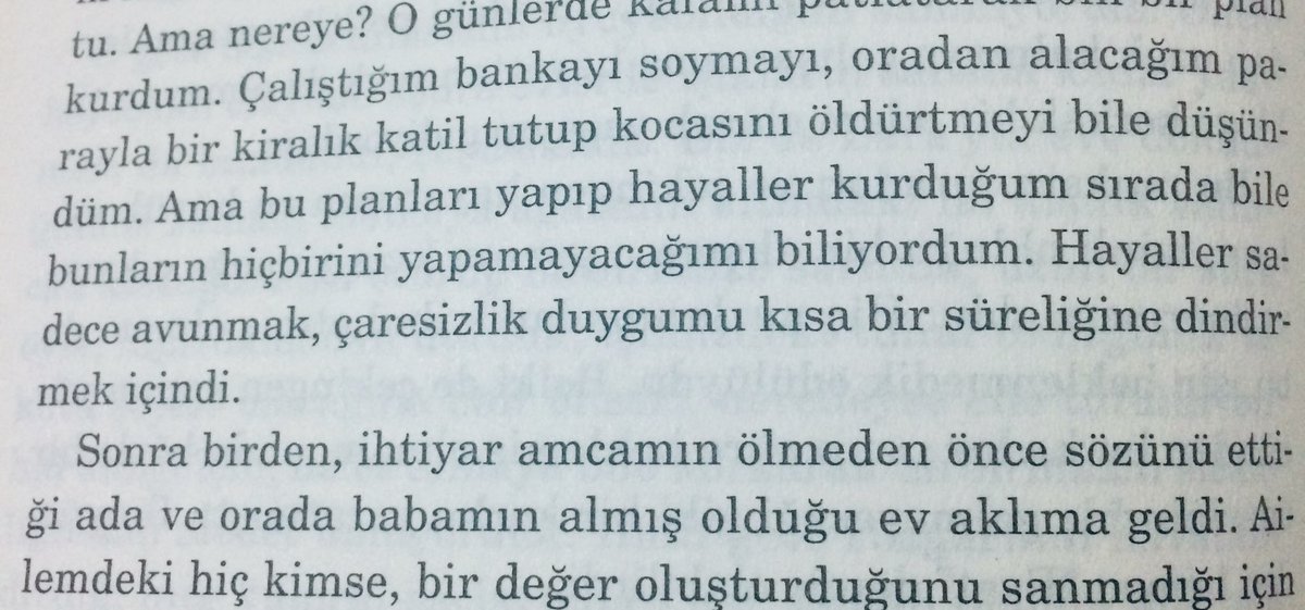 lilithveve's tweet photo. “Hayaller sadece avunmak, çaresizlik duygumu kısa bir süreliğine dindirmek içindi.” DK, p62. https://t.co/t370NU2h0n