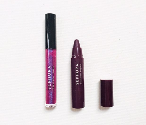 davelackie's tweet photo. Today's luxe beauty giveaway is a sephora lip crayon and lip gloss in purple. Layer the gloss over the crayon for a rich, aubergine effect. To enter, follow @davelackie &amp; RT https://t.co/QYNcte5KFz